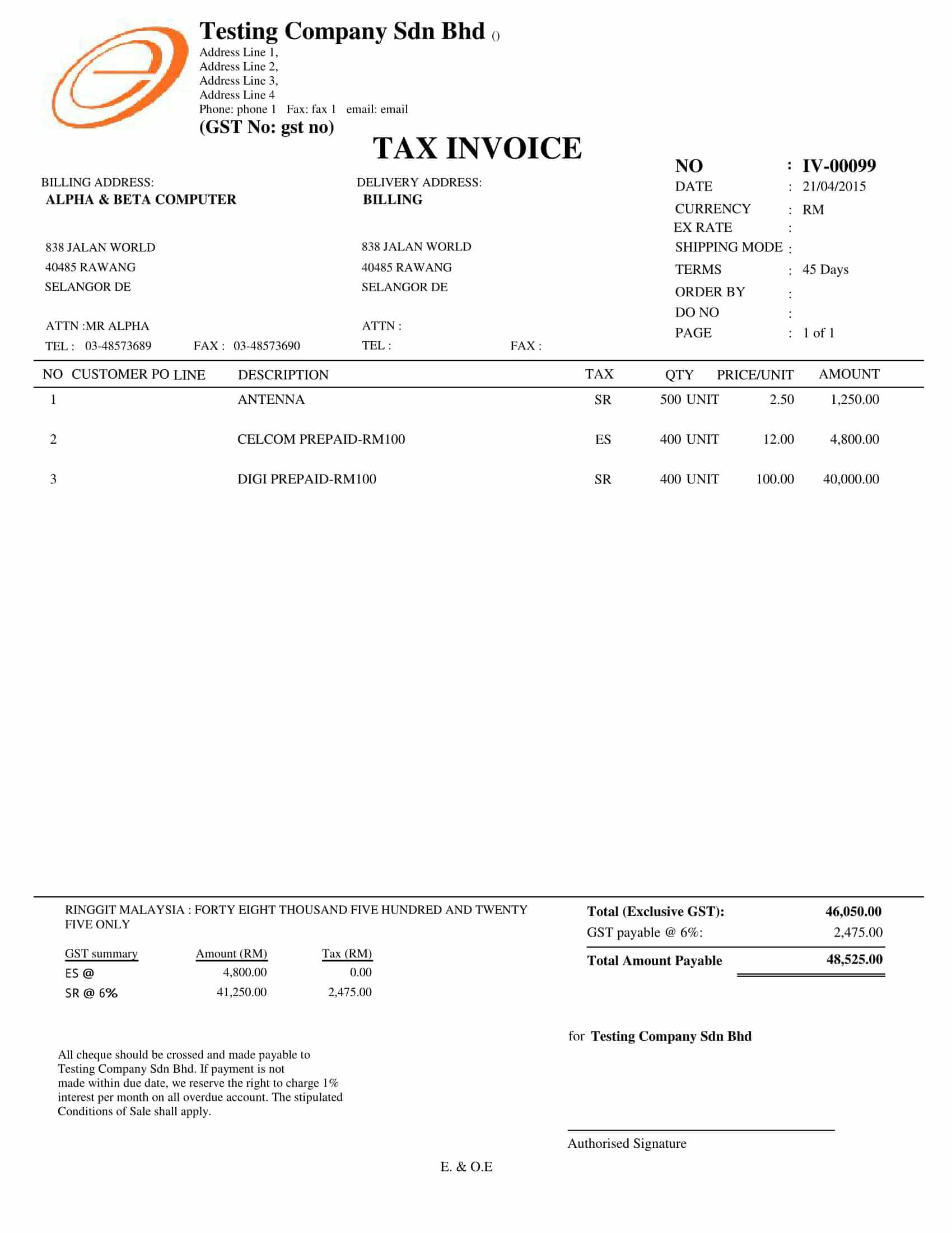 25-tax-invoice-with-gst-summary-e-stream-msc